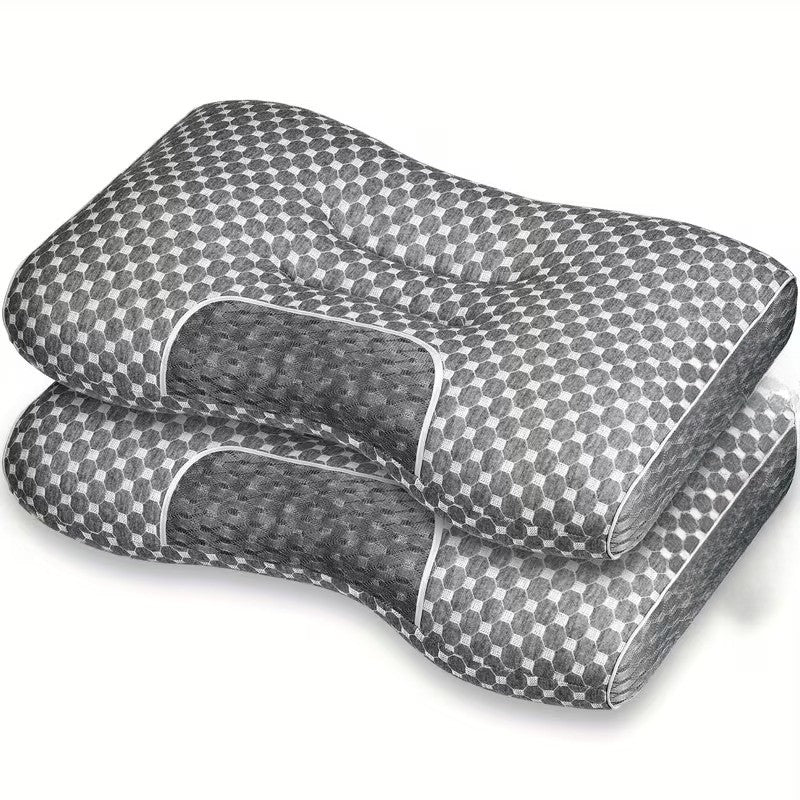 Pillow Set with Honeycomb Pattern