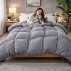 Box-Stitched Plush Comforter