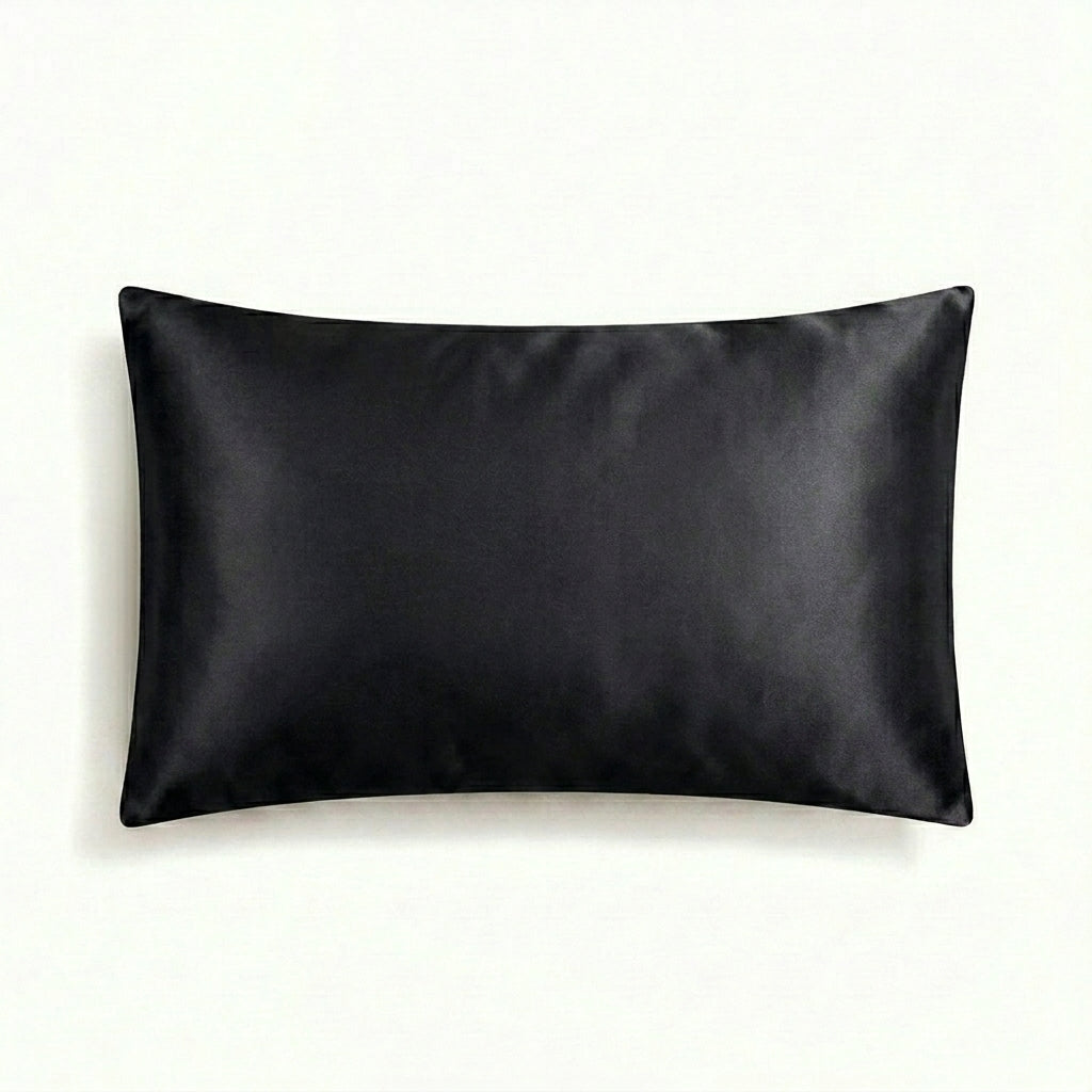 Mulberry Silk Pillowcase, Black