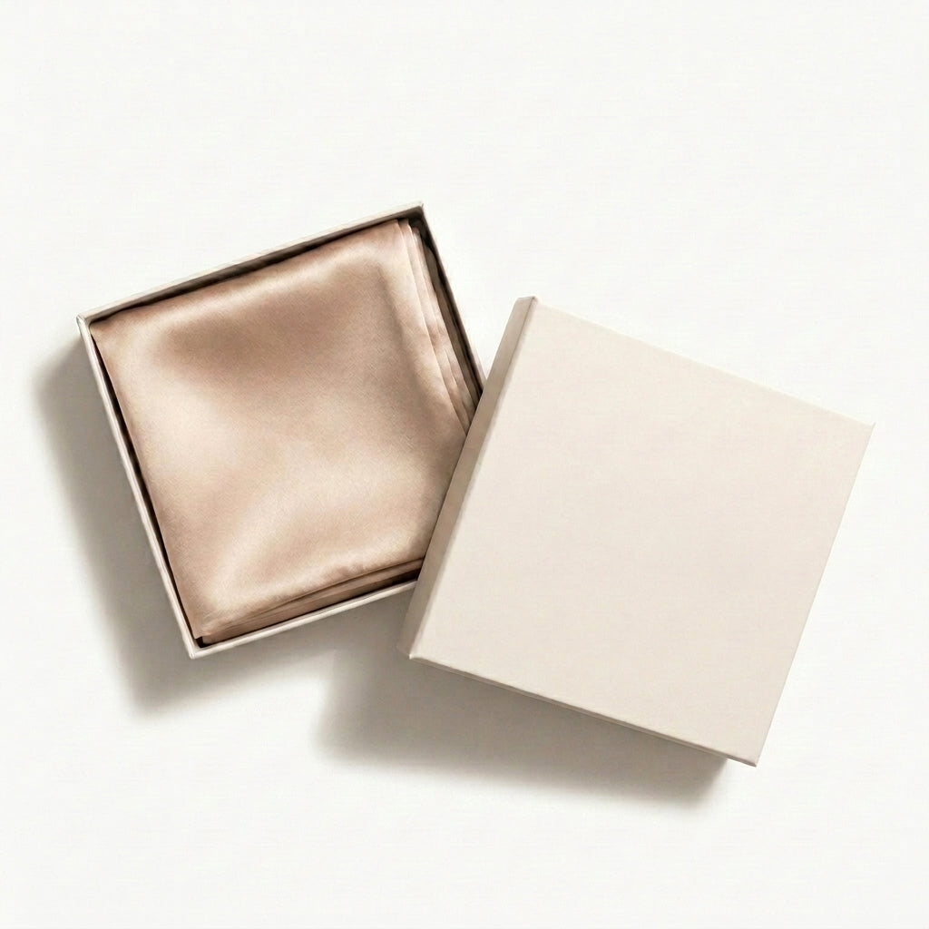 Mulberry Silk Pillowcase, Champagne