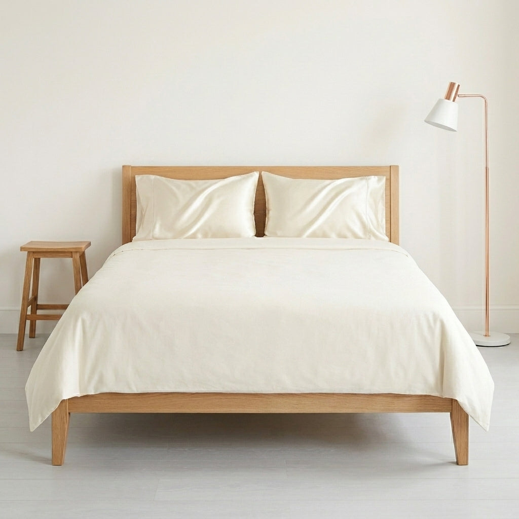 Mulberry Silk Pillowcase, Ivory