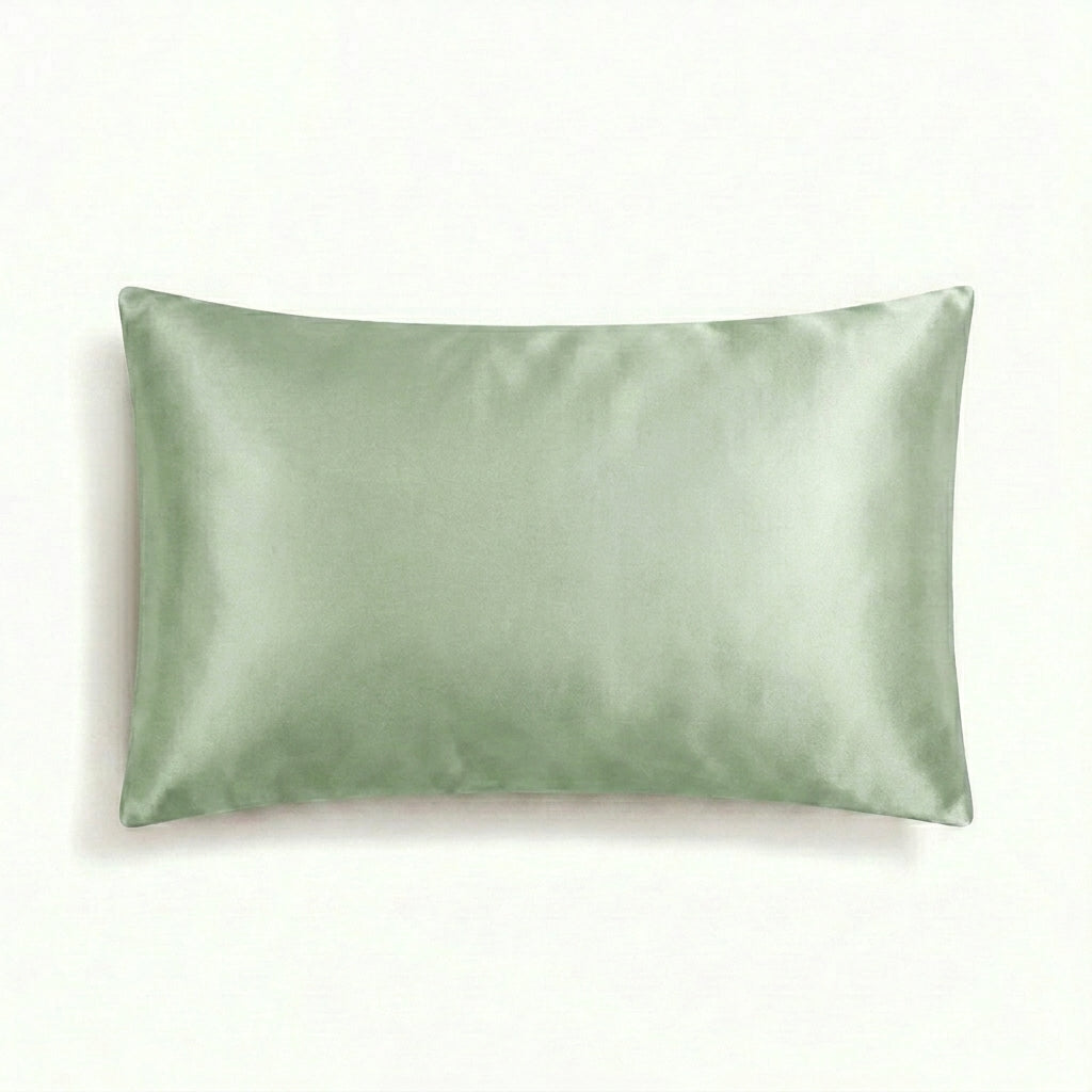 Mulberry Silk Pillowcase, Light Green