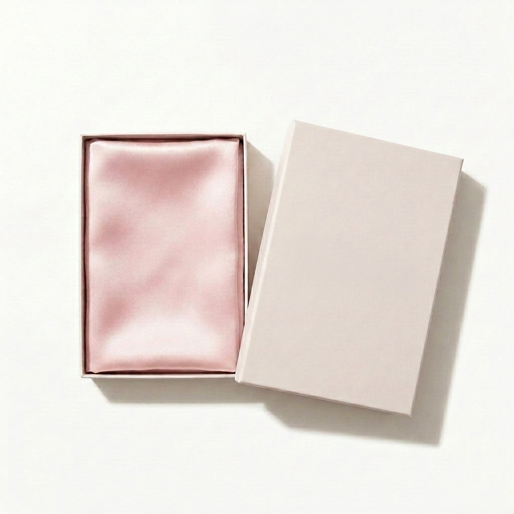 Mulberry Silk Pillowcase, Light Pink