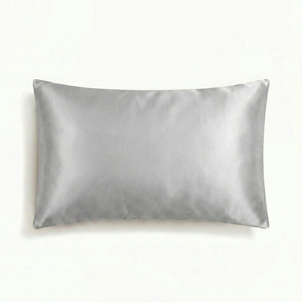 Mulberry Silk Pillowcase, Silver