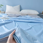 Wavy Quilted Blanket with Piped Trim