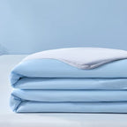 Wavy Quilted Blanket with Piped Trim